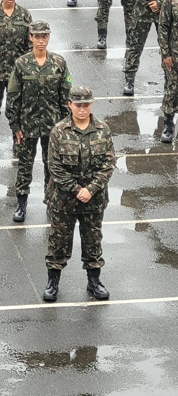 A tataraneta de Corisco, Maria Clara por Exército / Divulgação