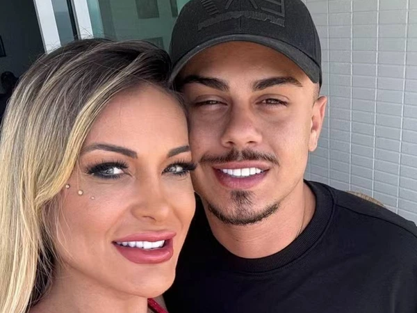 Andressa Urach e o marido, Flávio Giglioli por Reprodução/Redes Sociais 