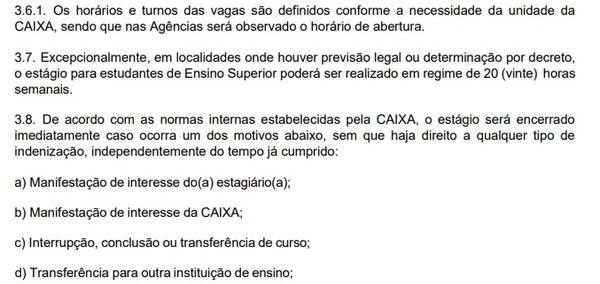 Detalhes do processo seletivo da Caixa - Estágio por Reprodução 