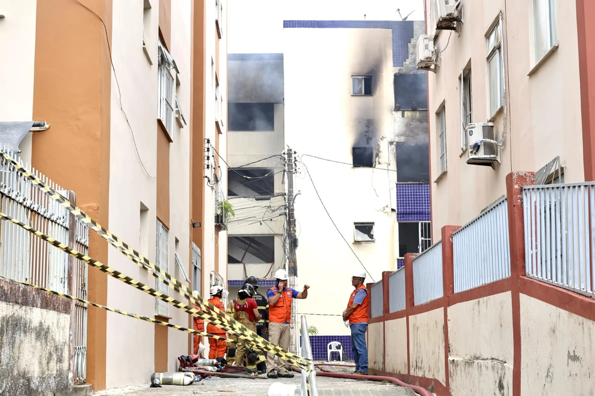 Imóvel que incendiou no Stiep