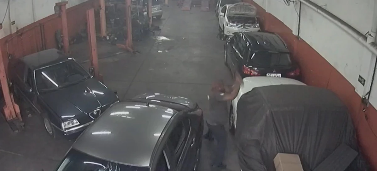 Lucas destruiu carros em oficina após briga por Reprodução