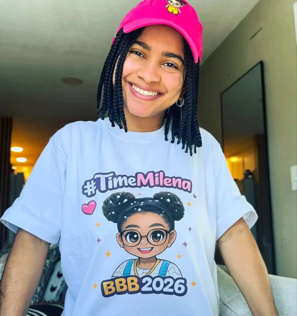 Mile Moreira é irmã gêmea de Milena, do BBB 26 por Reprodução/Instagram
