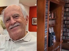 Imagem - Como é a mansão de Ary Fontoura, com jardim amplo e coleção de 7 mil DVDs