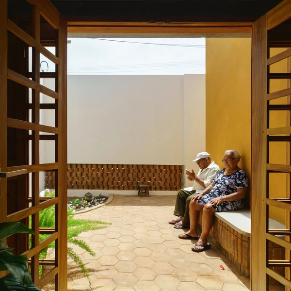 Casa de Mainha por Reprodução/zeoarquiteto