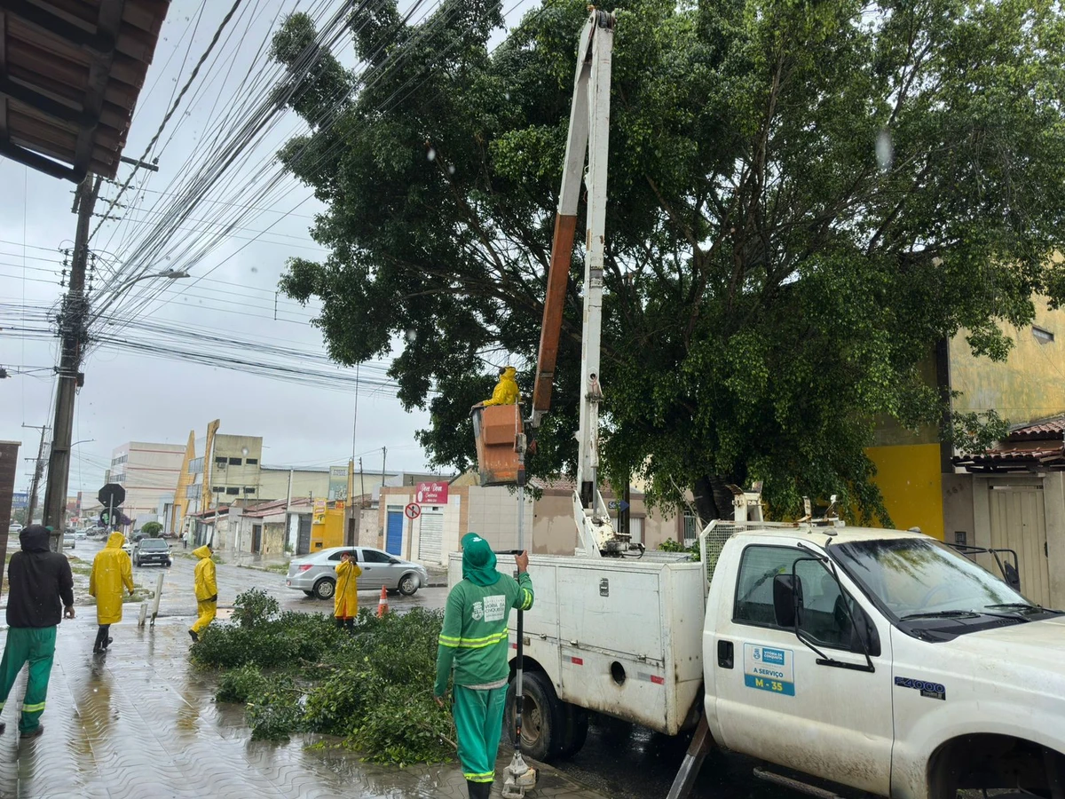 Chuvas em Vitória da Conquista por Divulgação/PMVC