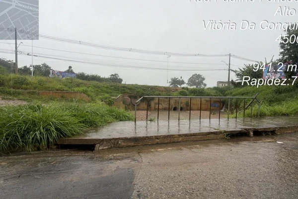 Chuvas em Vitória da Conquista por Divulgação/PMVC