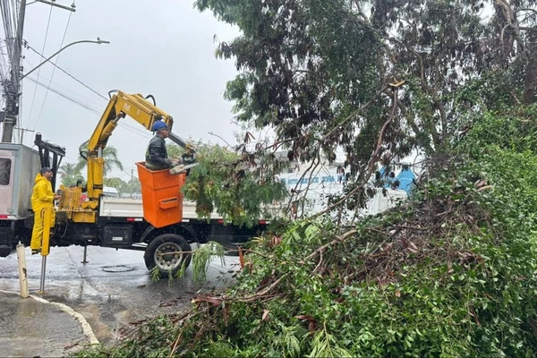 Chuvas em Vitória da Conquista por Divulgação/PMVC