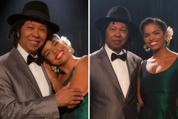 Djavan fez participação em Êta Mundo Melhor! por Reprodução/TV Globo