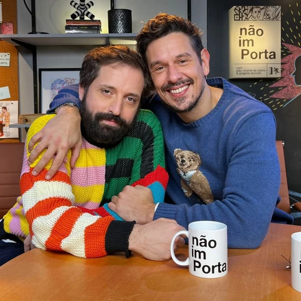 Gregorio Duvivier e João Vicente de Castro por Reprodução