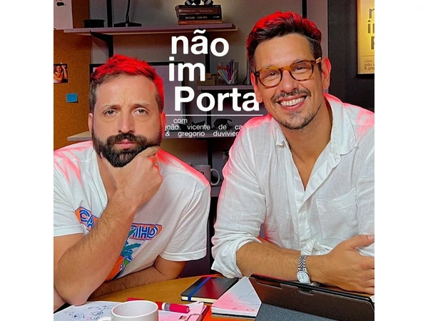 Gregorio Duvivier e João Vicente de Castro por Reprodução