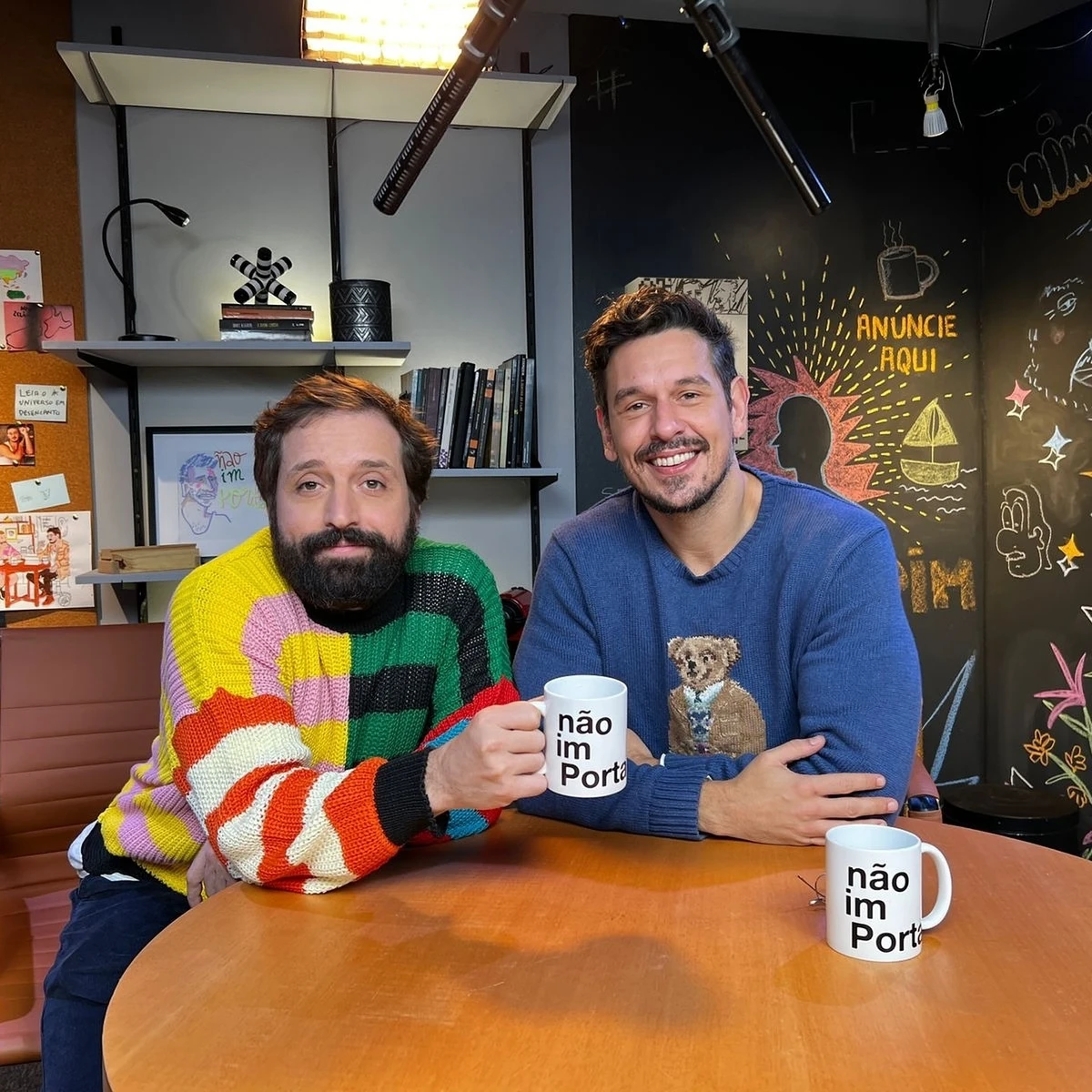 Gregorio Duvivier e João Vicente de Castro por Reprodução