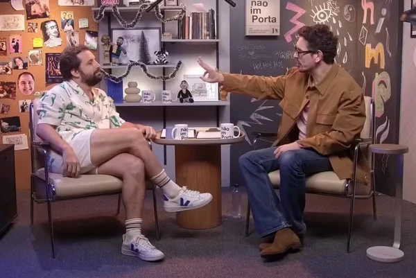 Gregorio Duvivier e João Vicente de Castro por Reprodução