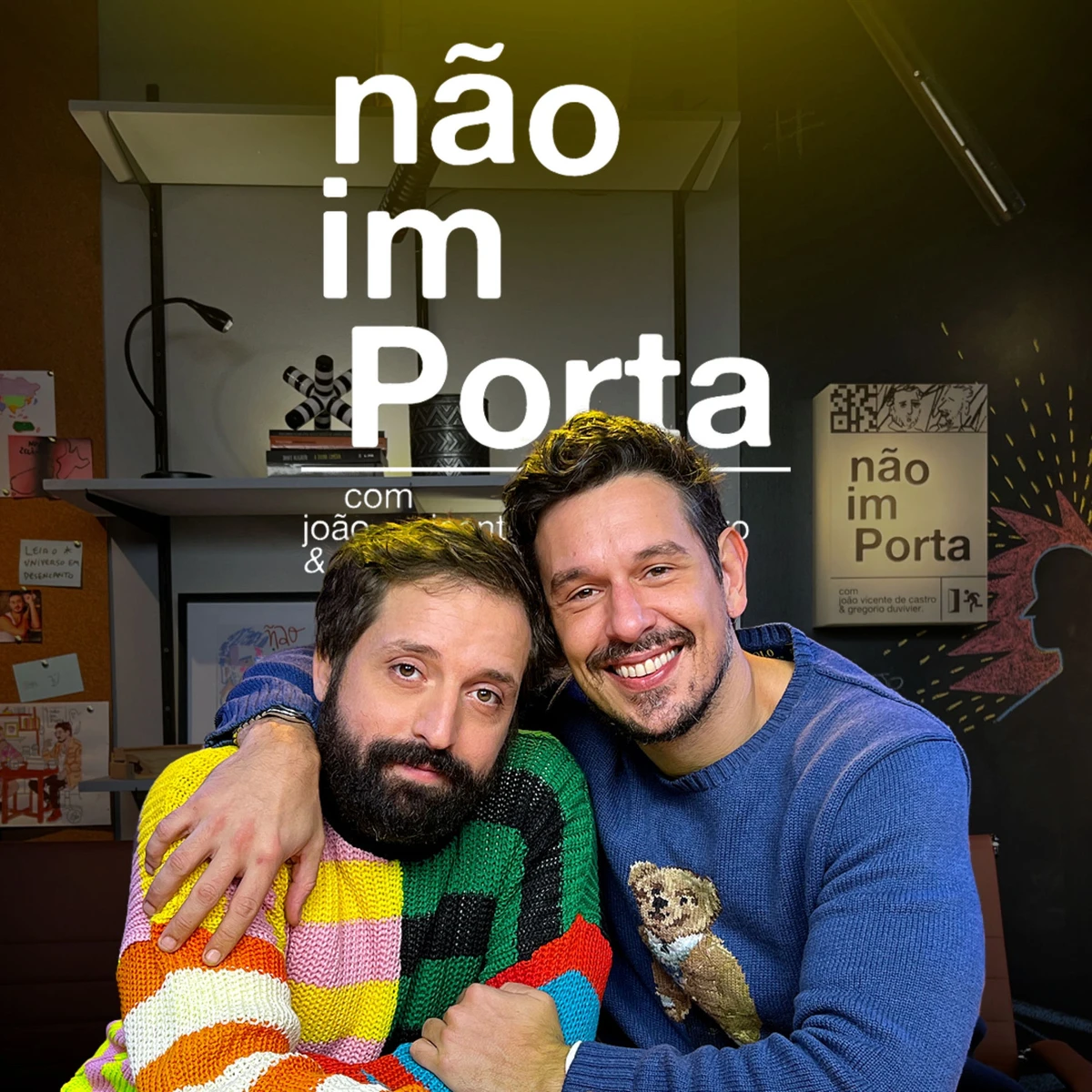 Gregorio Duvivier e João Vicente de Castro por Reprodução