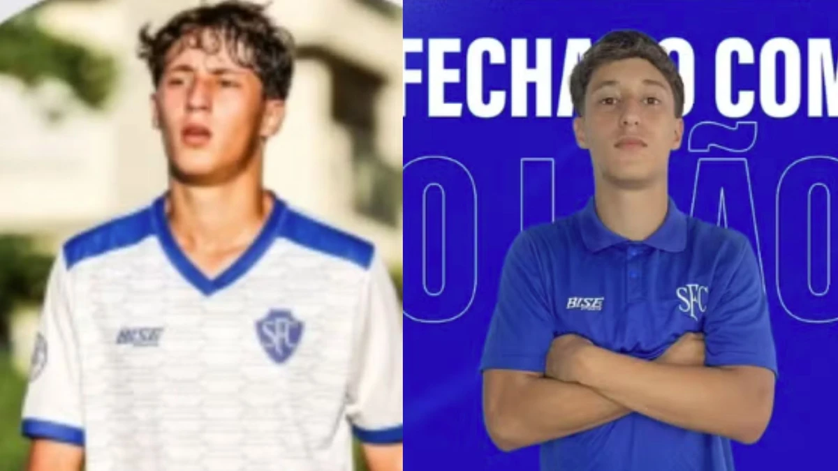 João Gabriel Xavier Bertho é jogador de futebol