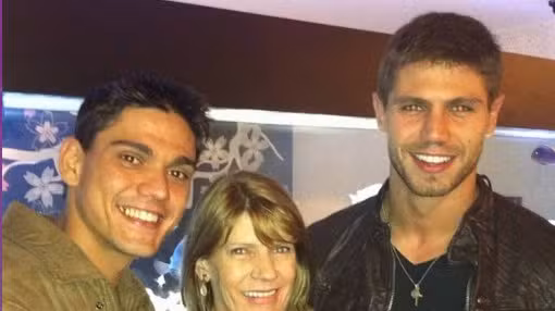 Jonas Sulzbach e seu irmão, Rafael Noronha por Reprodução