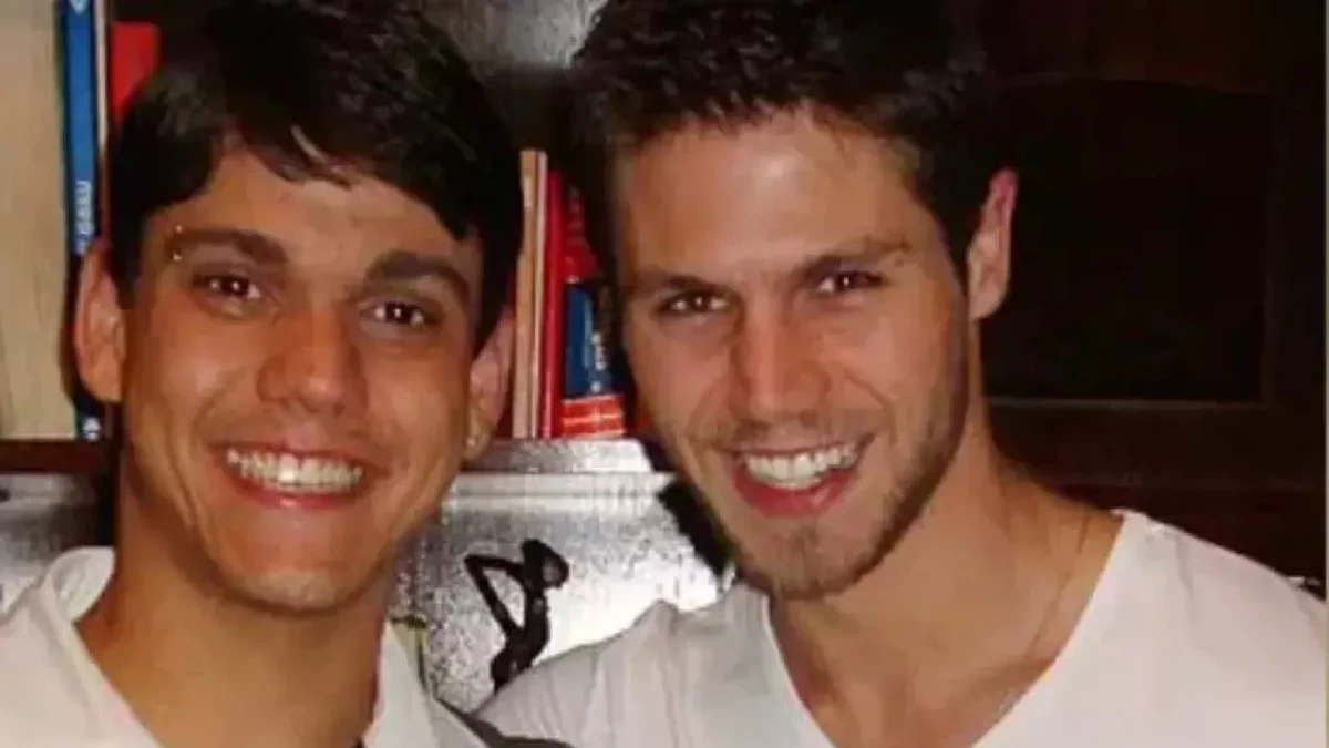 Jonas Sulzbach e seu irmão, Rafael Noronha por Reprodução