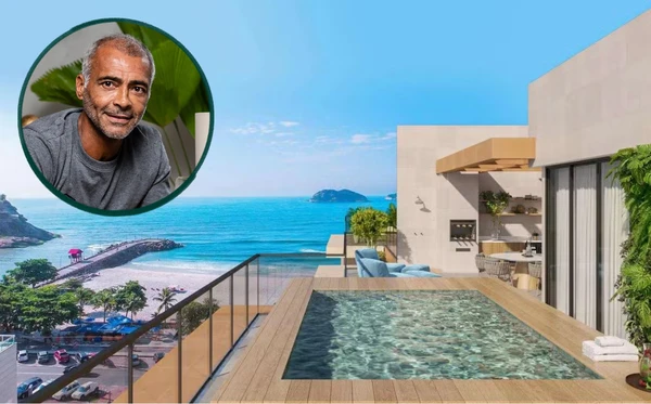 Romário comprou cobertura de R$ 8 milhões no Rio de Janeiro
