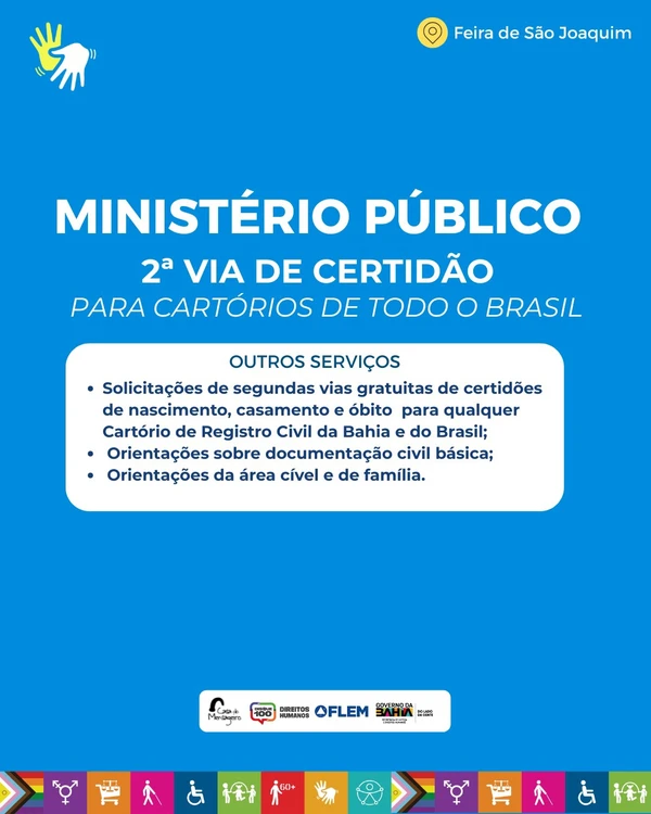 Veja documentos que poderão ser emitidos durante a feira por Reprodução