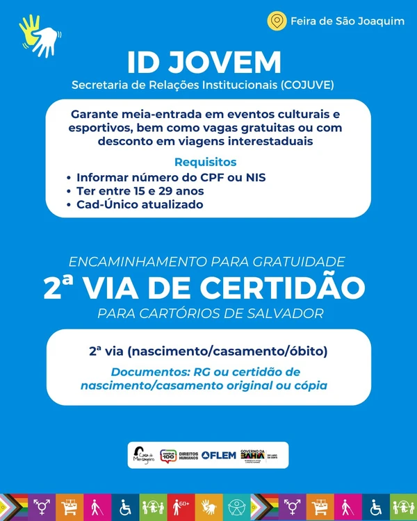 Veja documentos que poderão ser emitidos durante a feira por Reprodução