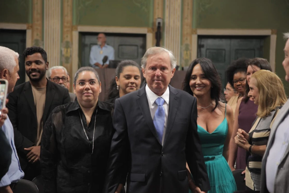 Luiz Lopes Mendonça Filho foi homenageado pela Câmara Municipal de Salvador por Sora Maia/CORREIO