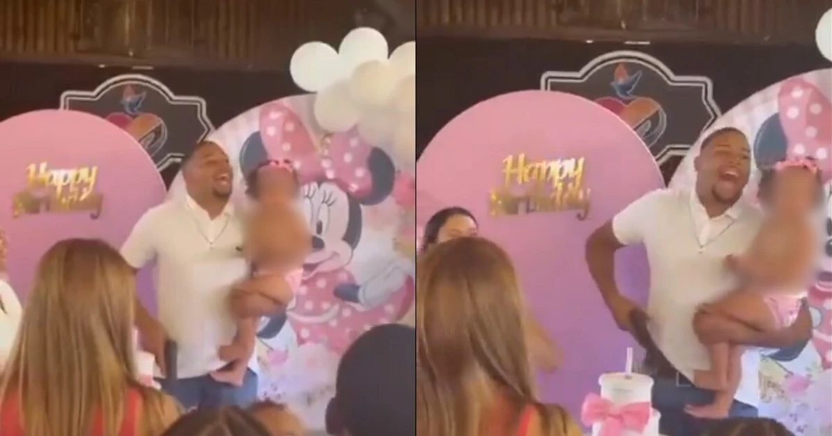 Imagem - Pai saca arma em aniversário da filha na hora do ‘com quem será’ e vídeo viraliza