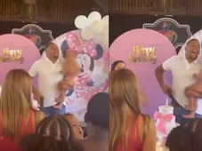 Imagem - Pai saca arma em aniversário da filha na hora do ‘com quem será’ e vídeo viraliza