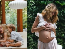 Imagem - Isabella Scherer revela segunda gravidez ao posar com marido e filhos