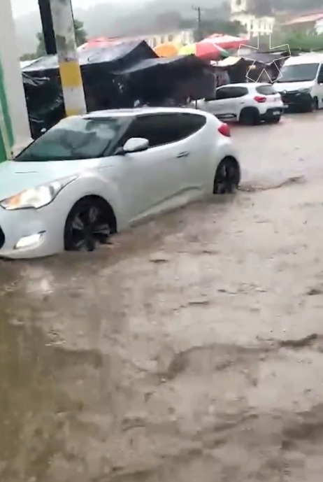 Chuva em Cachoeira por Reprodução/ Redes sociais
