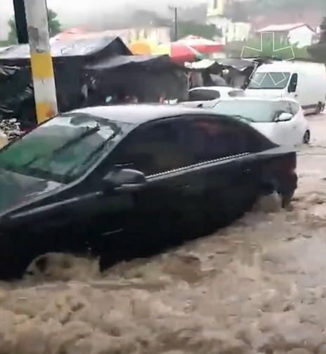 Chuva em Cachoeira por Reprodução/ Redes sociais