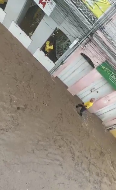 Chuva em Cachoeira por Reprodução/ Redes sociais