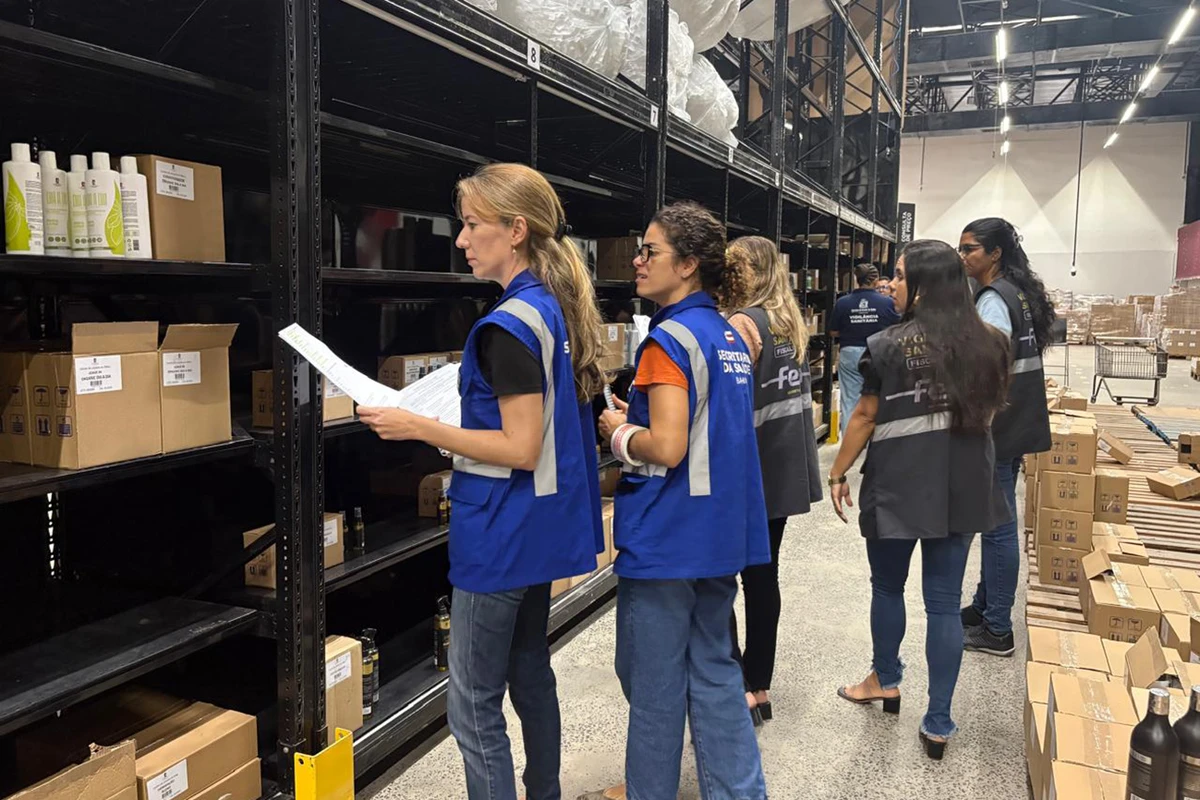 Distribuidora de cosméticos em Feira de Santana é interditada após denúncia de irregularidade por Divulgação