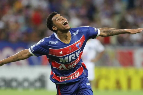 Gustagol pelo Fortaleza por Divulgação