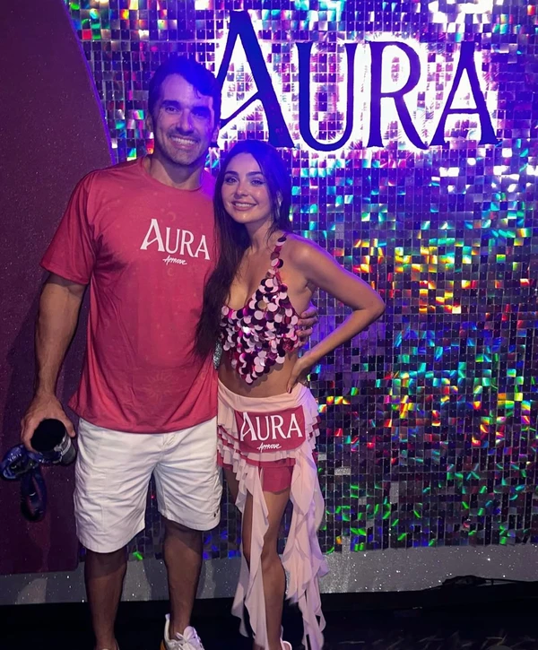 Marcela Barrozo e seu marido, o advogado Luiz Fernando Pinto por Reprodução/ Instagram