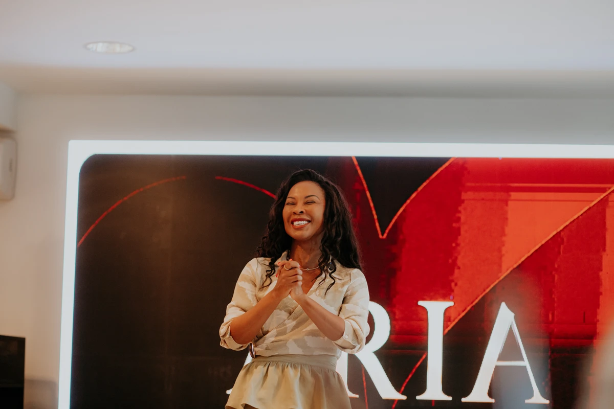 Nesta terça-feira (4), ela ministrou uma palestra em Punta Del Este, no Uruguai por Divulgação 