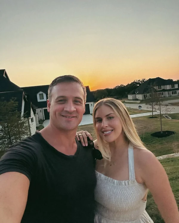Ryan Lochte com a ex-esposa, Kayla Reid por Reprodução/Instagram