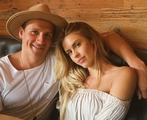 Ryan Lochte com a ex-esposa, Kayla Reid por Reprodução/Instagram