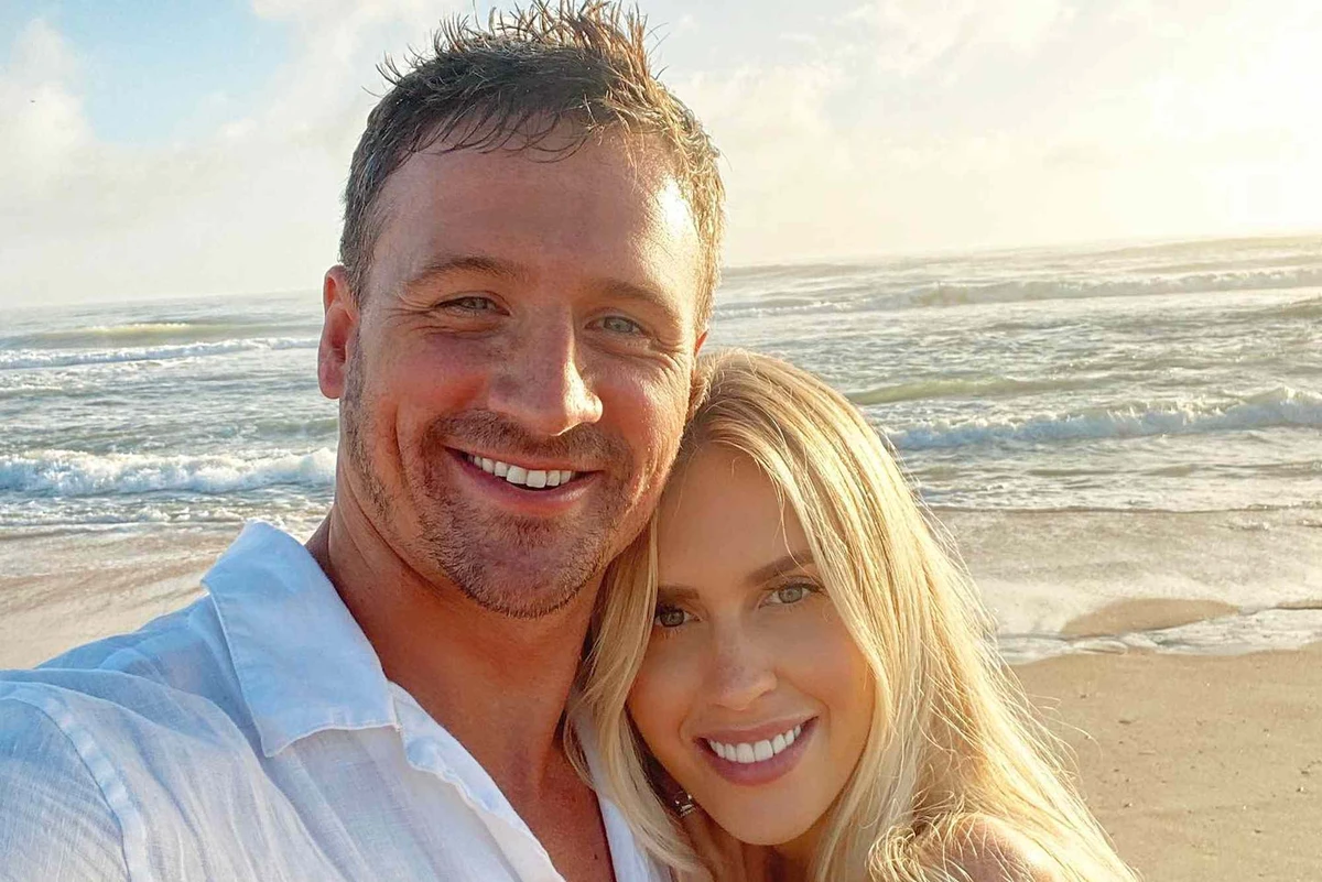 Ryan Lochte com a ex-esposa, Kayla Reid por Reprodução/Instagram