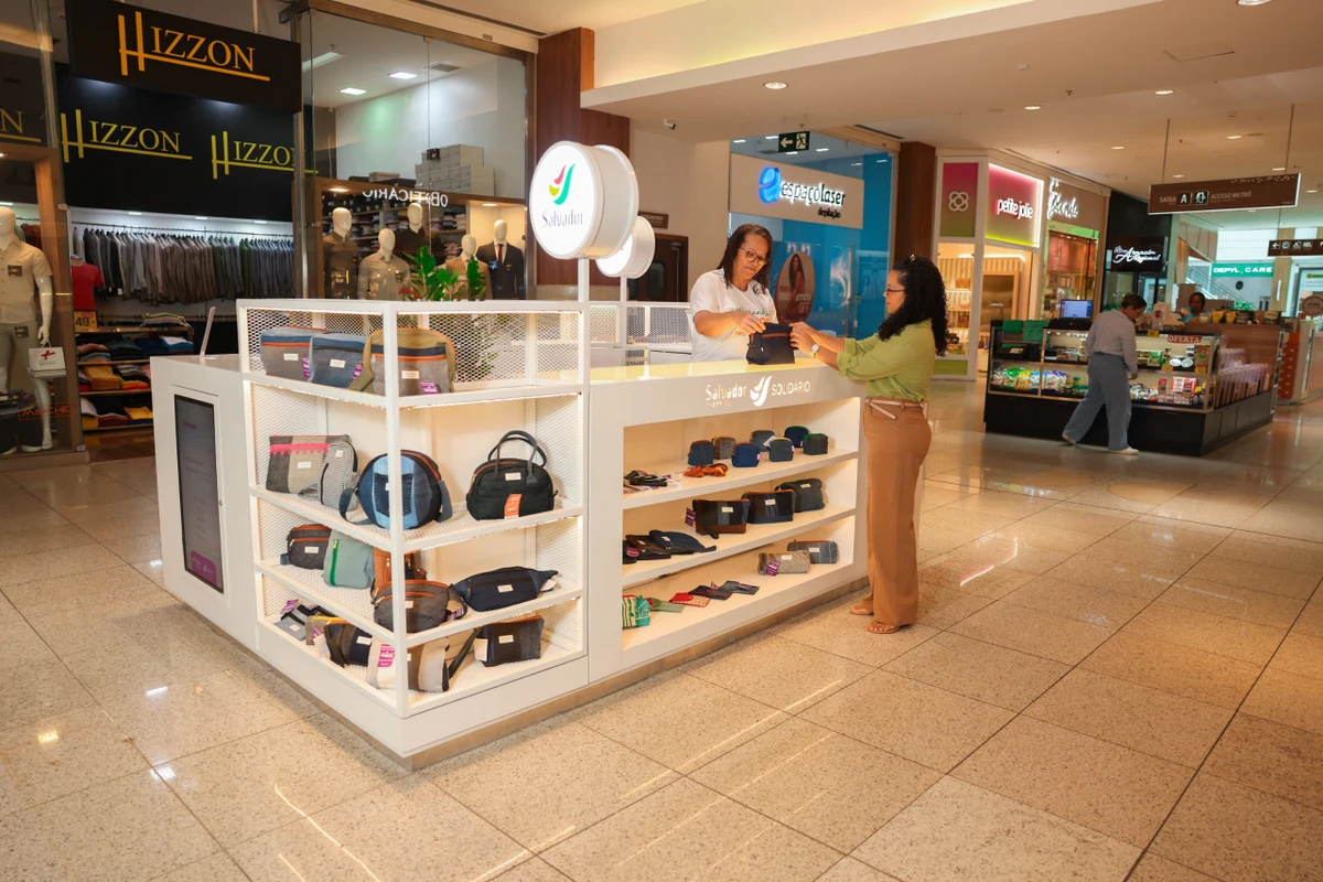 Shoppings de Salvador recebem quiosques sociais para impulsionar renda de projetos comunitários por Divulgação