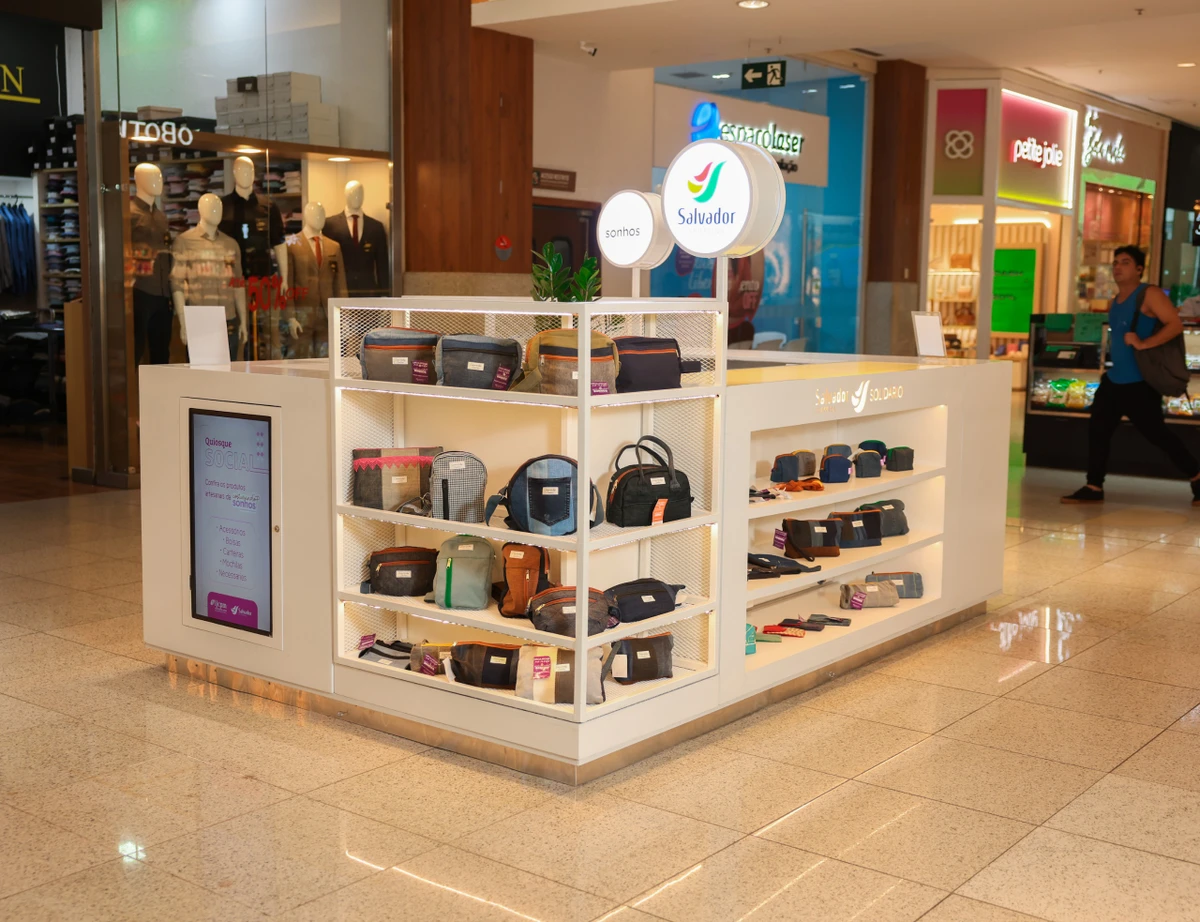 Shoppings de Salvador recebem quiosques sociais para impulsionar renda de projetos comunitários por Divulgação