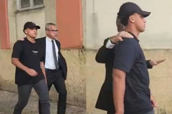 Vitor Hugo Oliveira Simonin se apresentou à polícia por Reprodução