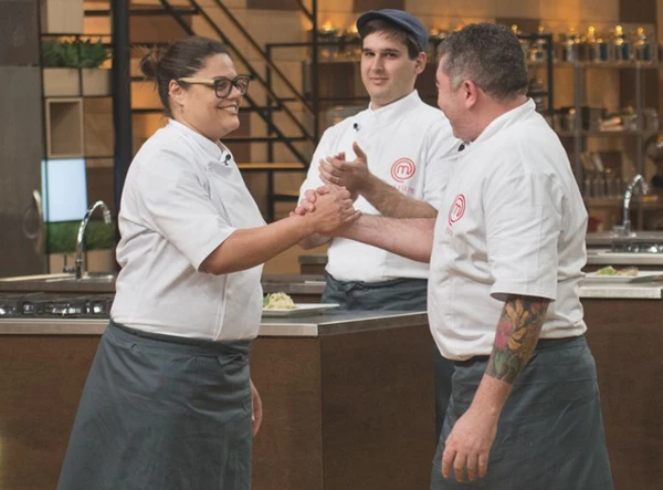 Dayse Paparoto no MasterChef Profissionais por Carlos Reinis/Band