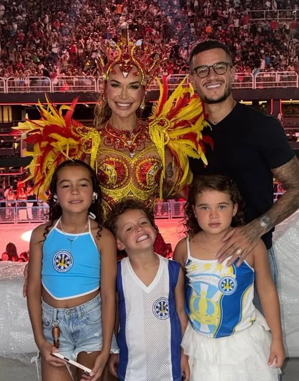 Ainê e Phillippe Coutinho curtem férias em resort luxuoso por Reprodução