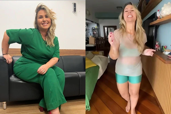 Antes e depois de Andréa Sorvetão ao emagrecer 20 kg