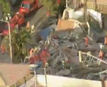 Asilo desaba em Belo Horizonte por Reprodução/TV Globo