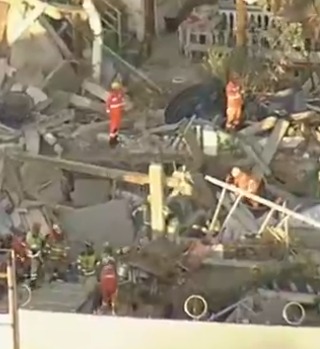 Asilo desaba em Belo Horizonte por Reprodução/TV Globo