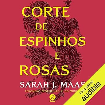 Audiolivro de Corte de Espinhos e Rosas, de Sarah J Maas (Galera). Depois de anos sendo escravizados pelas fadas, os humanos conseguiram se libertar e coexistem com os seres místicos. Cerca de cinco séculos após a guerra que definiu o futuro das espécies, Feyre, filha de um casal de mercadores, é forçada a se tornar uma caçadora para ajudar a família. Após matar uma fada zoomórfica transformada em lobo, surge uma criatura bestial exigindo reparação. por Reprodução