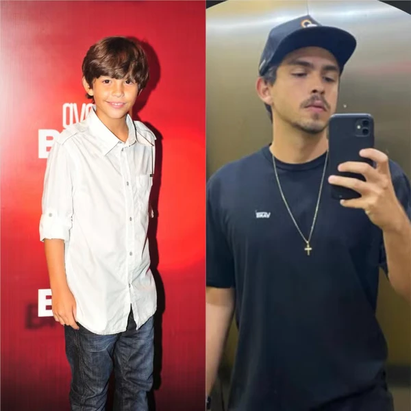 Bernardo Simões em 'Avenida Brasil' e atualmente por Reprodução/TV Globo/Redes Sociais 