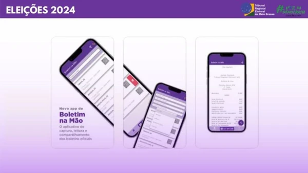FISCAL NA PALMA DA MÃO: Com o aplicativo "Boletim na Mão", qualquer eleitor pode escanear o QR Code impresso no boletim e conferir instantaneamente se os dados daquela seção batem com o que foi totalizado pelo TSE, garantindo uma auditoria cidadã por TRE-MT