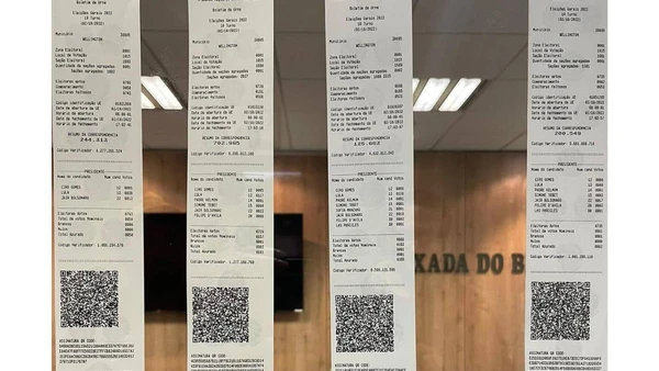 CONTRA FAKE NEWS: A existência do papel físico inviabiliza alterações digitais no trajeto para Brasília, servindo como auditoria descentralizada do pleito por Embaixada Brasileira em Wellington