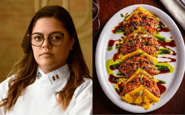 Chef Dayse Paparoto comanda o restaurante Paparoto Cucina, em São Paulo, onde pratos sofisticados e menu degustação podem ultrapassar R$ 350 por pessoa